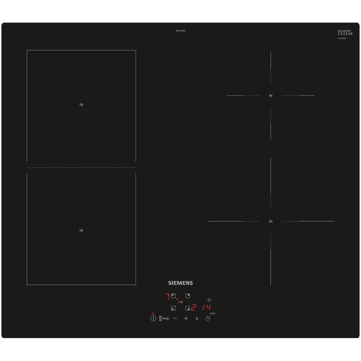 EE611BPB5E Inductiekookplaat
