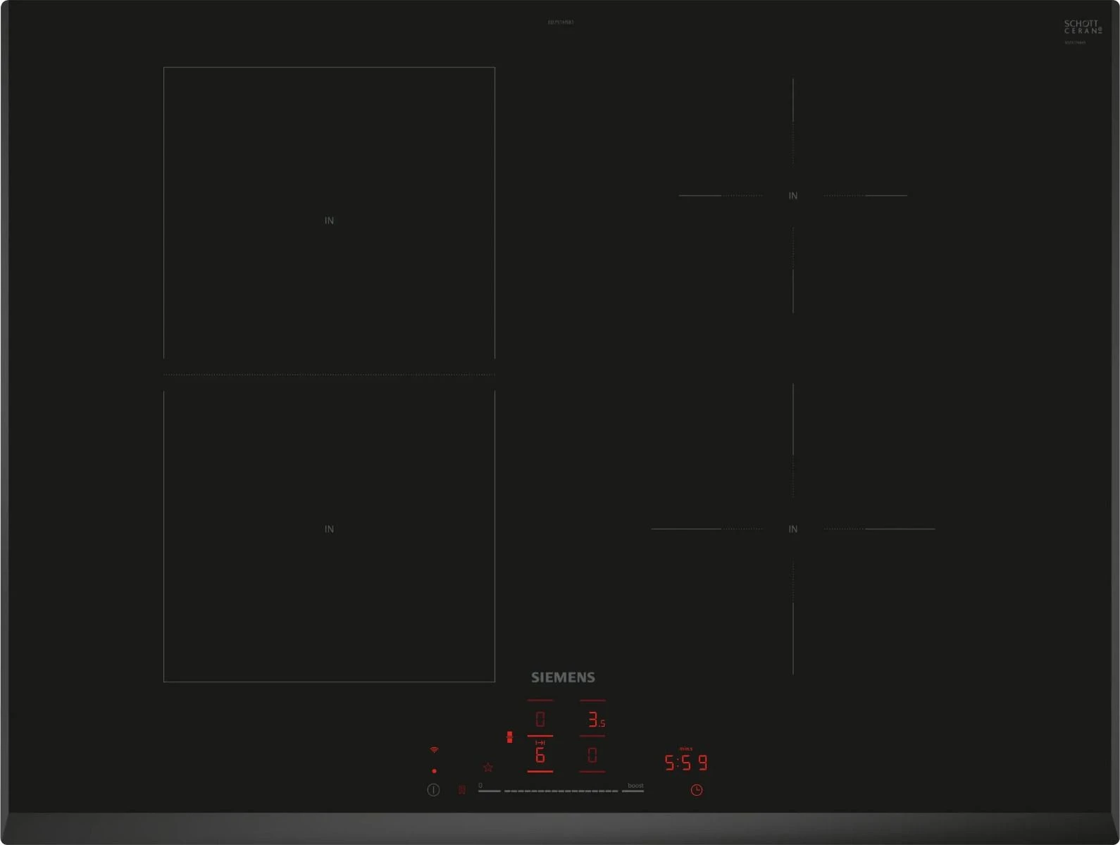 ED751HSB1E Inductiekooplaat